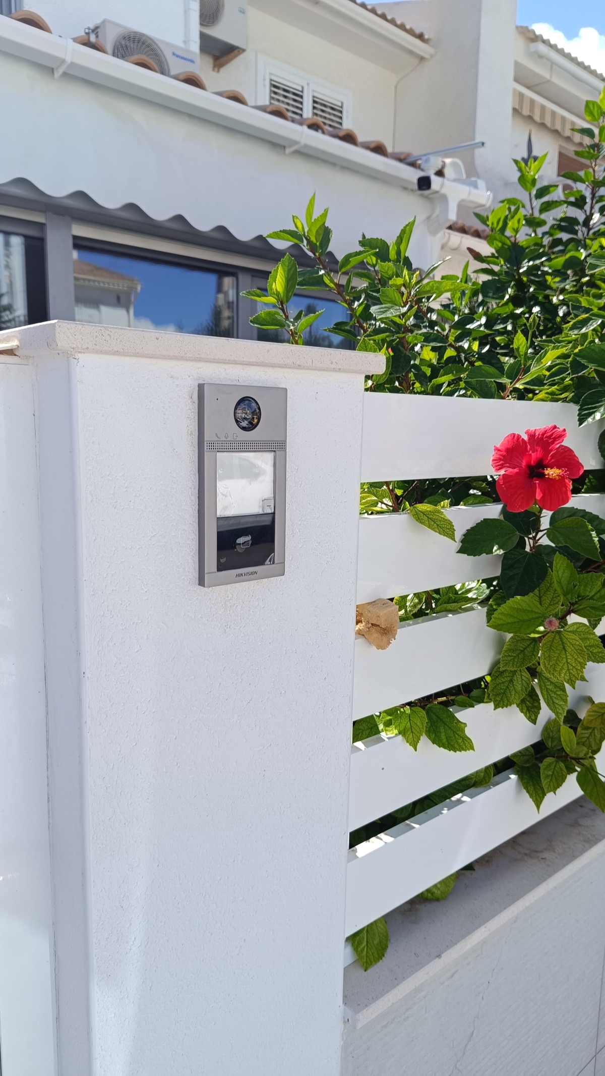 Hikvision video intercom — close-up